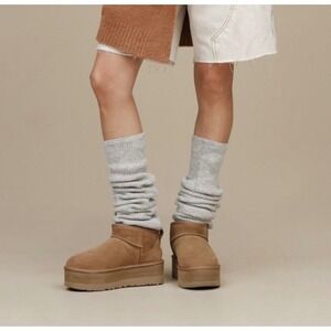 UGG ultra mini platform boot chestnut brown size 8